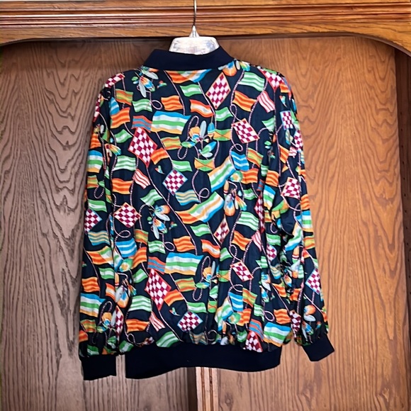 Vintage Adolfo sport Nautical-theme Bomber jacket Sz M - Picture 2 of 5